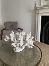 Costal Decor XL L47 x L39 x H27 cm centrotavola in finto corallo bianco scultura statua