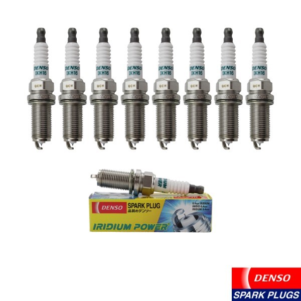 New Set of 8 DENSO Iridium Power Spark Plug for Chrysler Dodge Jeep Ram Nissan