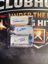 2025 Bowman's Best #TA-GPS Gonzalez, Pena, Salas Triple Auto /75!
