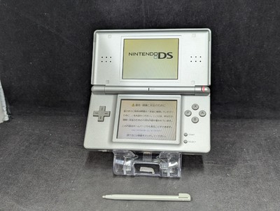 B1290 Nintendo DS Lite console Sliver Japan NDS w/pen fx