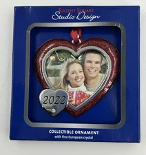 Regent Square Studio Design Heart Picture Frame Collectible Ornament NEW