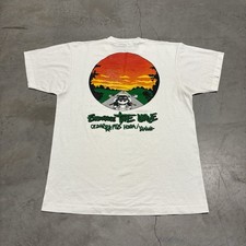 Vintage 80s Honda Yamaha Motorcycle Racing AMA Cedar Rapids T Shirt Size L