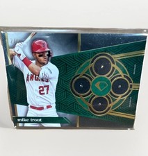 Mike Trout 2 out of 5 prints 4 diamond relics 