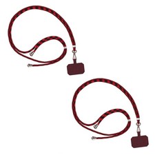 New2in1 Pack Universal Phone Lanyard Case Cover Holder Sling Necklace Strap Cord