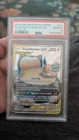 2019 POKEMON SUN & MOON TEAM UP #171 FULL ART/EEVEE & SNORLAX GX PSA 10
