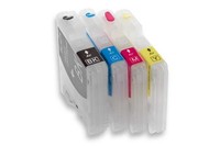4X NachfüLl Ciss Tintenpatronen FüR Brother MFC-295C MFC-290C MFC-255CW
