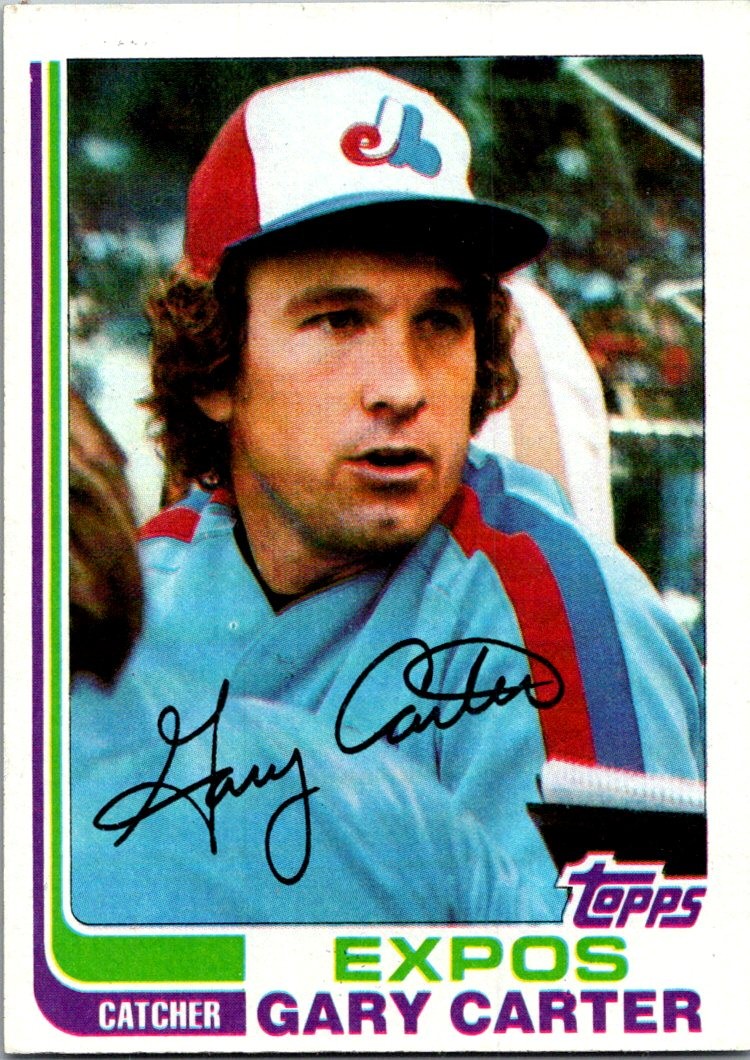 Gary Carter 1982 Topps #730 Montreal Expos