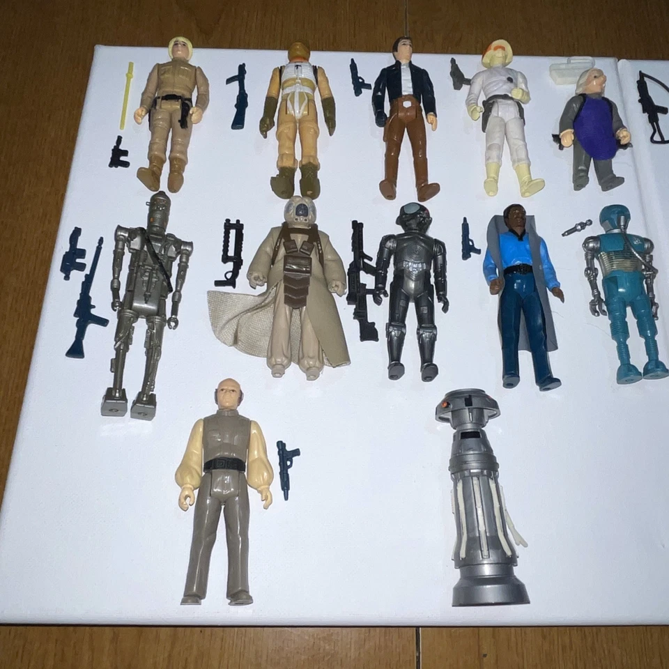 Lote De Colección De 25 Figuras De Acción Kenner Star Wars Empire Strikes Back Años 80 Foto 2 de 4