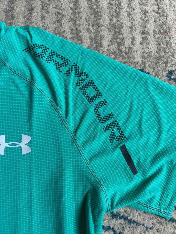 tee shirt under armour vert turquoise - Photo 2/4