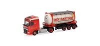 "Herpa 320344 - 1:87 Daf Xg Swapcontainer-Sattelzug \"Den Hartogh\" (Niederlande)"