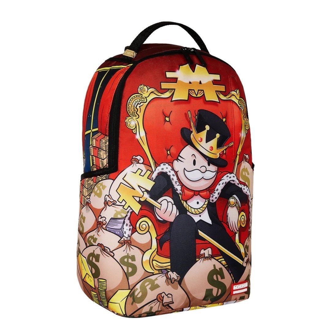 NEW SPRAYGROUND MONOPOLY MONEY LORD OF MANOR DLXR BACKPACK FREE SHIPPING