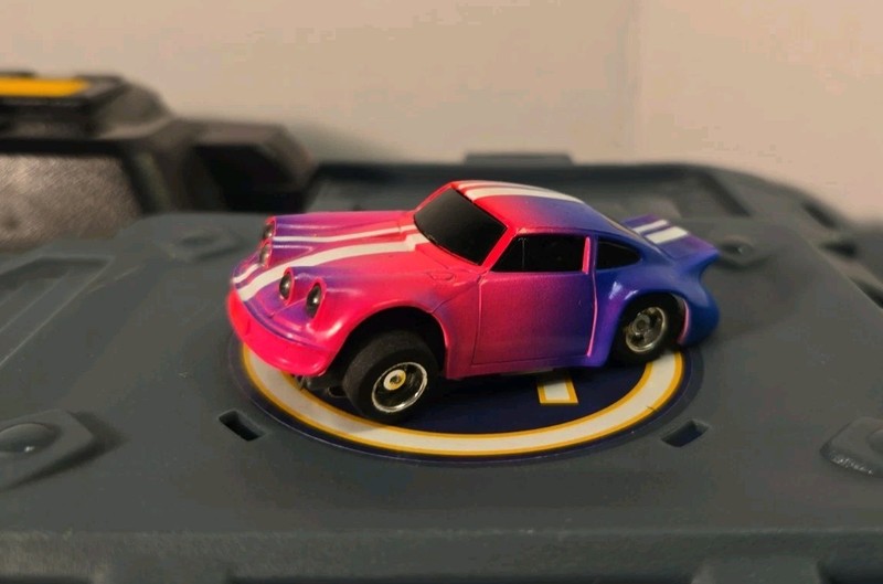 TYCO HO SCALE SLOT CAR PUNK PORSCHE CARRERA TESTED w/9V
