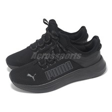 Puma Softride Astro Slip Black Cool Dark Gray Men Road Running Shoes 378799-01