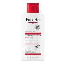 Eucerin Eczema Relief Cream Body Wash, Eczema Body Wash with Colloidal Oatmeal,