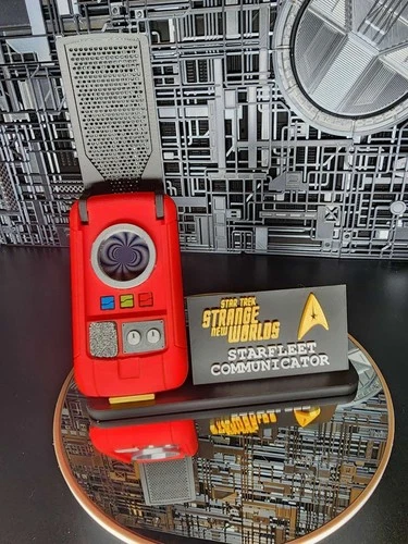 Star Trek Strange New Worlds Communicator Prop (UPDATED PRINT!) RED?? Oh yeah!