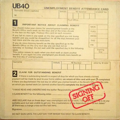 Ub40 Signing Off ONLY FREE 12inchINCL. graduate Records Vinyl LP