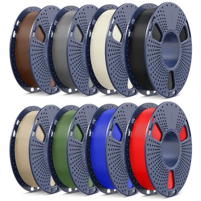 3D Printer Filament Bundle PLA Filament 1.75mm, Individually Vacuum Packed, 0...