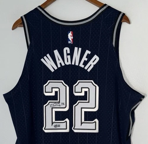 Franz Wagner Signed Orlando Magic Nike ADV NBA Authentic City Edition Jersey BAS