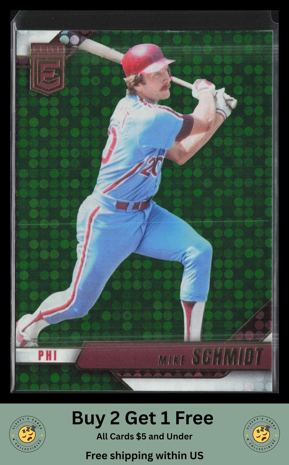 Mike Schmidt 2026 Donruss Elite #52 Green Disco