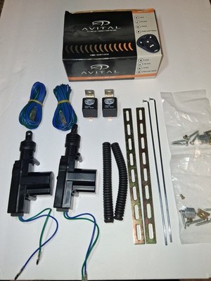 AVITAL 3100LX /2 UNIVERSAL DOOR LOCK ACTUATORS/2 SPDT RELAYS. BRAND NEW