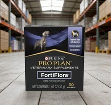 Purina FortiFlora For Dog Supplement Powder-based Probiotics 30 Pack Exp 03/2027