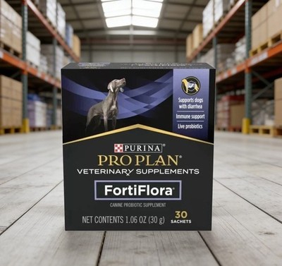 Purina FortiFlora For Dog Supplement Powder-based Probiotics 30 Pack Exp 03/2027