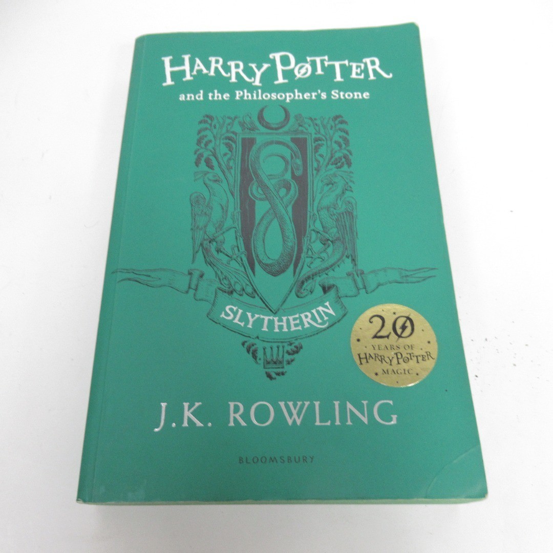 Harry Potter Philosophers Stone Slytherin 20th Anniversary Edition Paperback