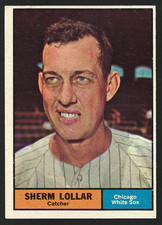 1961 Topps Sherm Lollar Chicago White Sox #285 EX free shipping