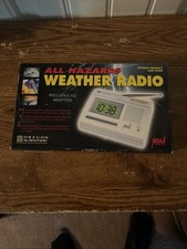 Weather Radio Alerts by Oregon Scientific Vintage WR3000 New Open Box