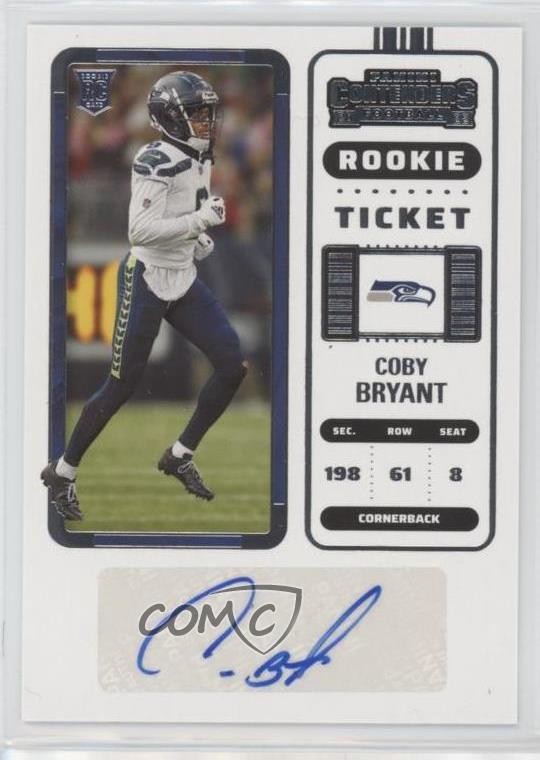 2022 Panini Contenders Rookie Ticket Coby Bryant #203 Auto 1e16