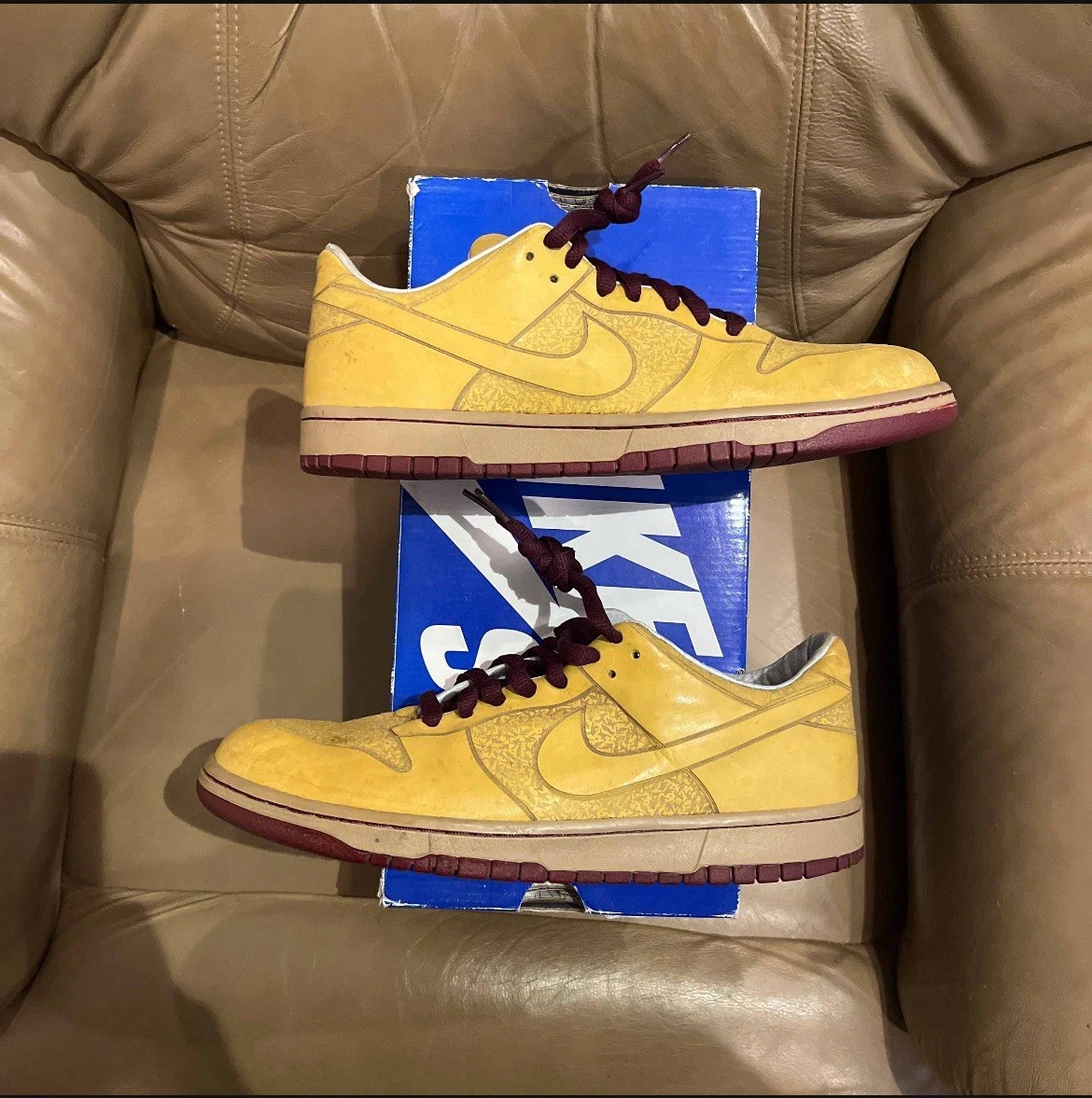 Nike Dunk 1 Piece Low Yellow for Sale | Authenticity Guaranteed | eBay
