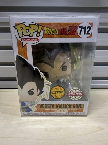 Funko Pop Dragon Ball Z Vegeta Galick Gun Chase 712 W/ Protector