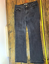 Levi's Superlow Boot Damen Jeans Bootcut W29 Schwarz Denim Five-Pocket