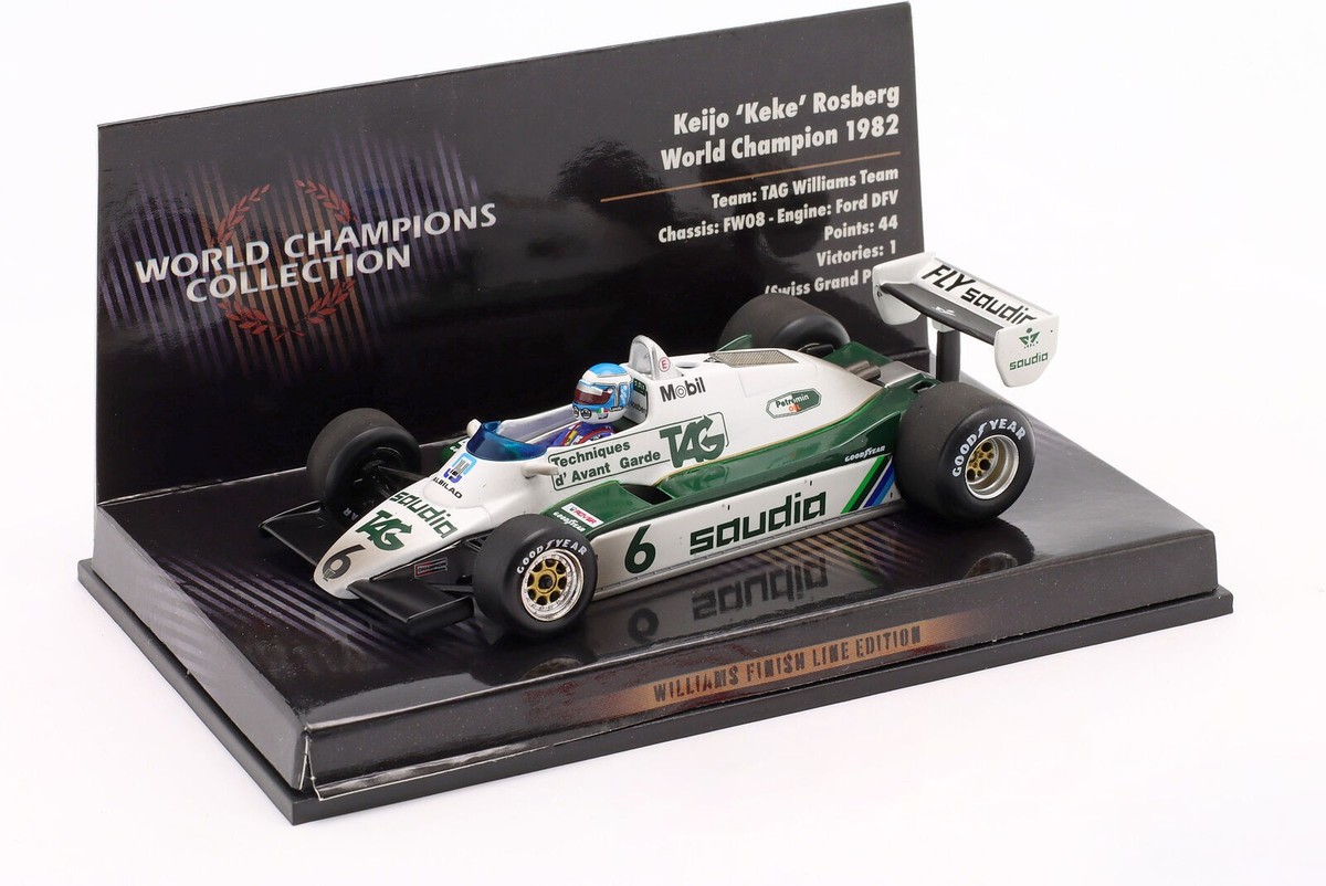 F1 WILLIAMS FW08 #6 K.Rosberg World Champion Dirty Version