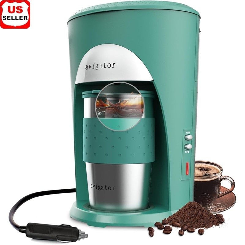 Single Serve Mug Auto Shut-off Drip Machine Travel Use