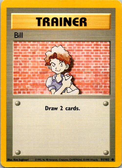 Bill Common Base Set (Shadowless) 091/102 LP