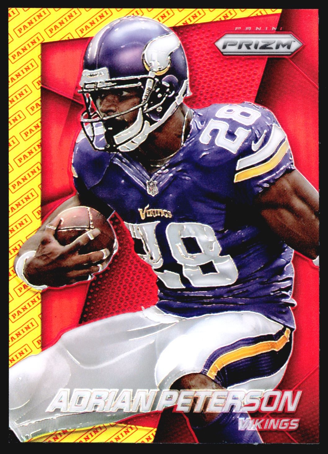 2014 Panini Prizm Adrian Peterson Logo Prizm SP #115
