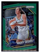 2025 Panini Prizm WNBA #50 Maddy Siegrist Green Prizms