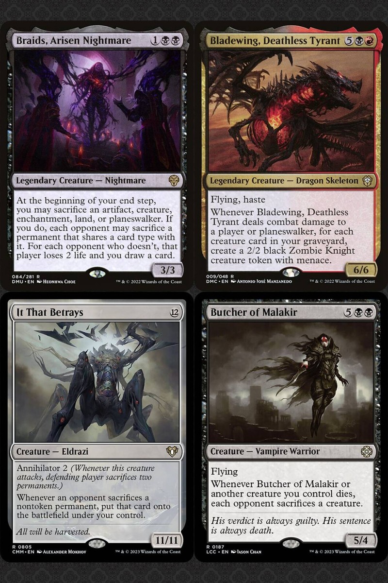 Thraximundar Commander Deck MTG Magic EDH Sacrifice Theme Grixis Ready-to-Play Thraximundar Commander Deck MTG Magic EDH Sacrifice Theme Grixis Ready-to-Play