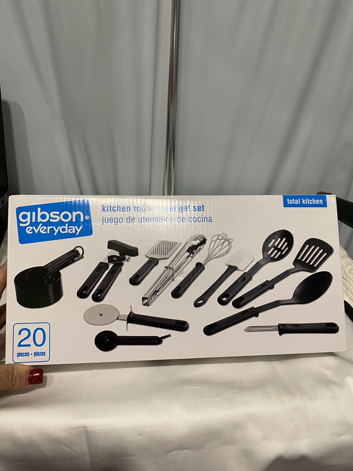 Gibson Home Total Kitchen 20-Piece Tool/Gadget Prep N' Serve