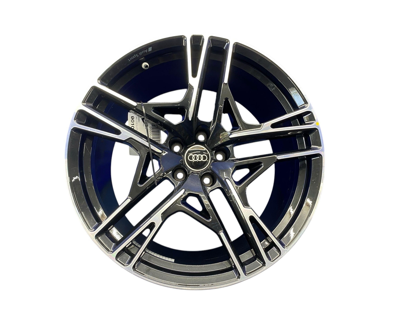 2021 2022 2023 AUDI R8 20X11 FIVE SLOTTED SPOKE WHEEL RIM MACHINED & BLACK OEM