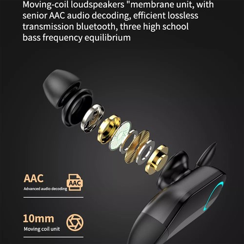 Bezprzewodowe słuchawki Bluetooth słuchawki sportowe zaczep na ucho bieganie słuchawki douszne zestaw słuchawkowy - Zdjęcie 20 z 20
