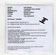 (IC911) Lost Midas, Calipatria ft Nutrik - 2017 DJ CD