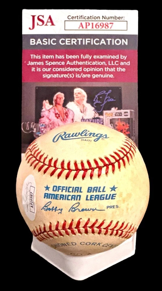 EARLY WYNN AUTOGRAPHED SIGNED OALB BASEBALL JSA COA SENATORS INDIANS WHITE SOX - Image 4 of 4