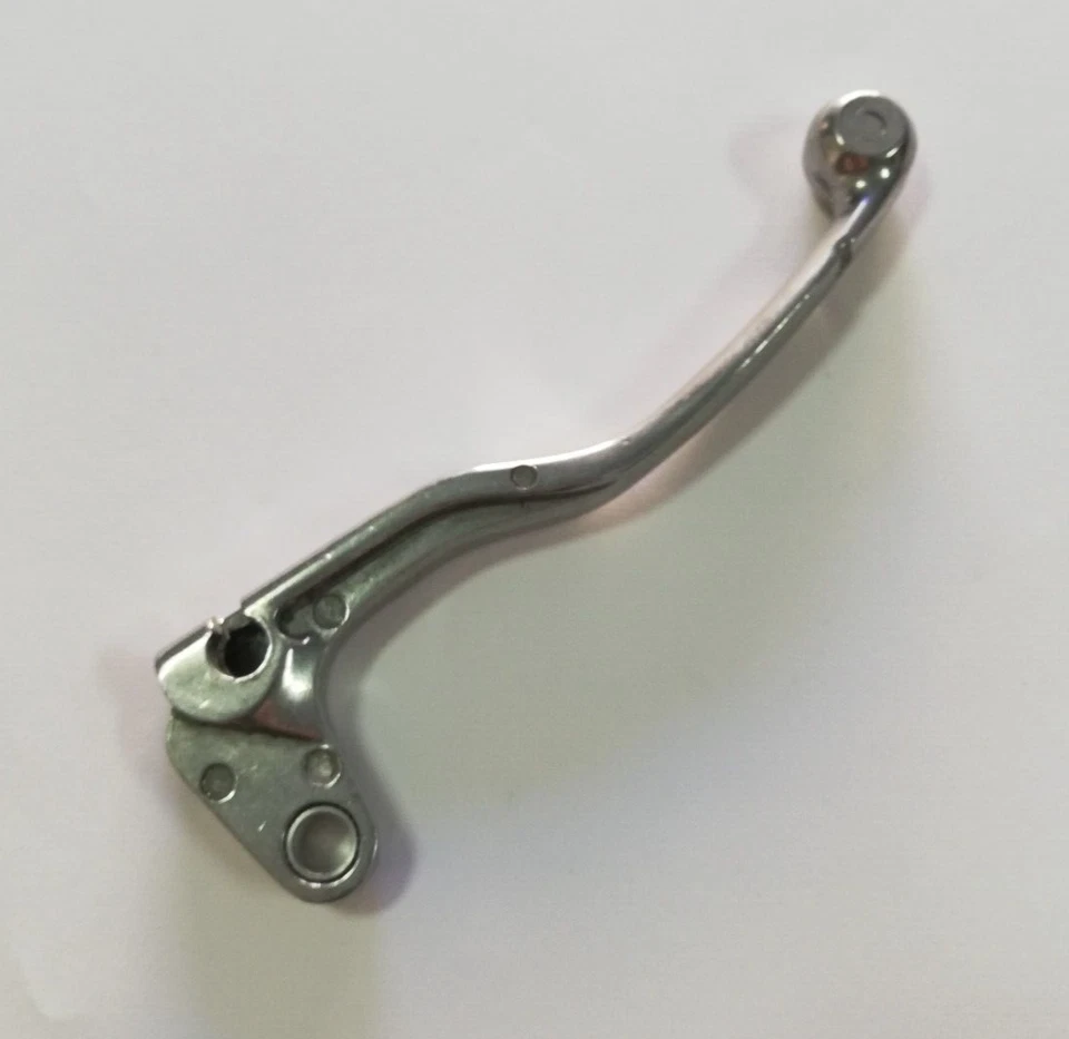 Leva frizione sinistra Yamaha YZ WRF 80 85 125 250 400 argento dal 1990 al 2018 - Immagine 2 di 3