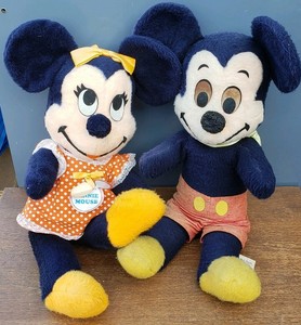 ANTIQUE 1940s 50s Mickey \u0026 Mini Mouse 