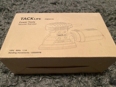 TACKLIFE Classic Mouse Detail Sander NEW SEALED 12,000RPM. MODEL PMS01A