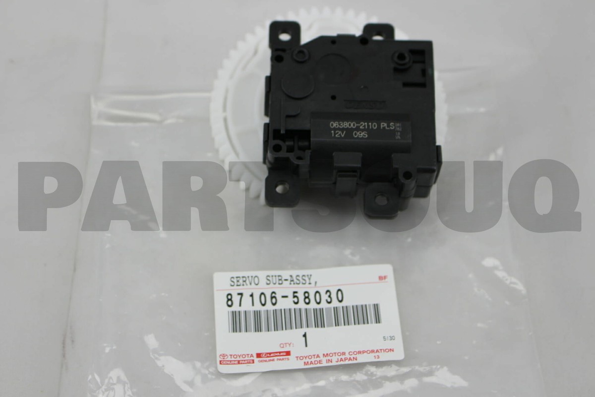 8710658030 Genuine Toyota SERVO SUB-ASSY 87106-58030 | eBay