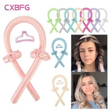 Heatless Curling Rod Headband - No Heat Silk Curls Hair Curler Ribbon Rollers