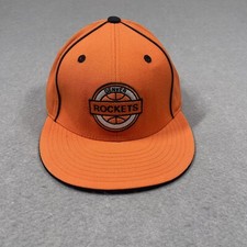 Denver Rockets Hat Cap Mens Size 7 1/2 Orange NBA adidas Flat Brim 100% Wool